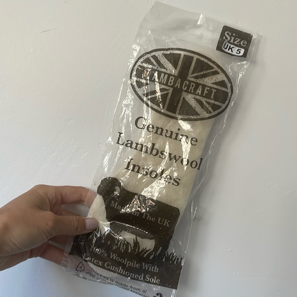 Lambswool boots inserts W US 7